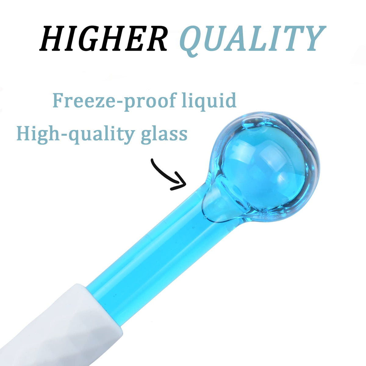 CIBLUTY cooling globes help tighten pores after moisturizer
