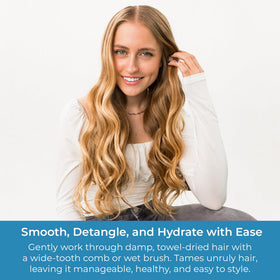 CIBU Balance keratin-soy formula highlights lightweight hydration.
