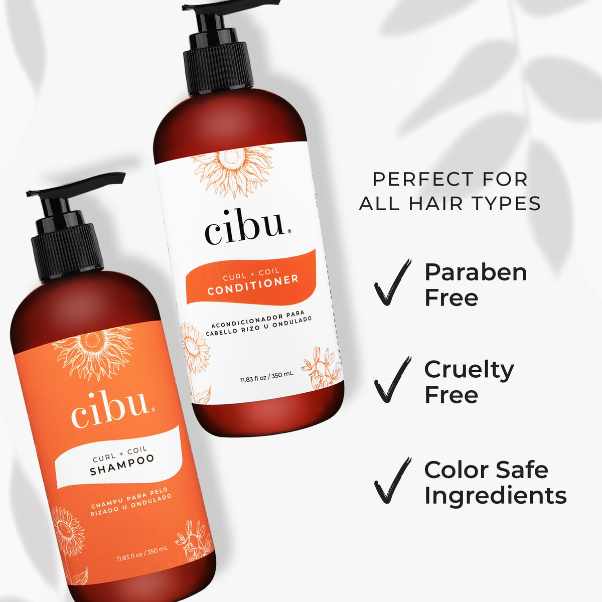 Close-up of defined curls achieved with CIBU Curl + Coil bundle.