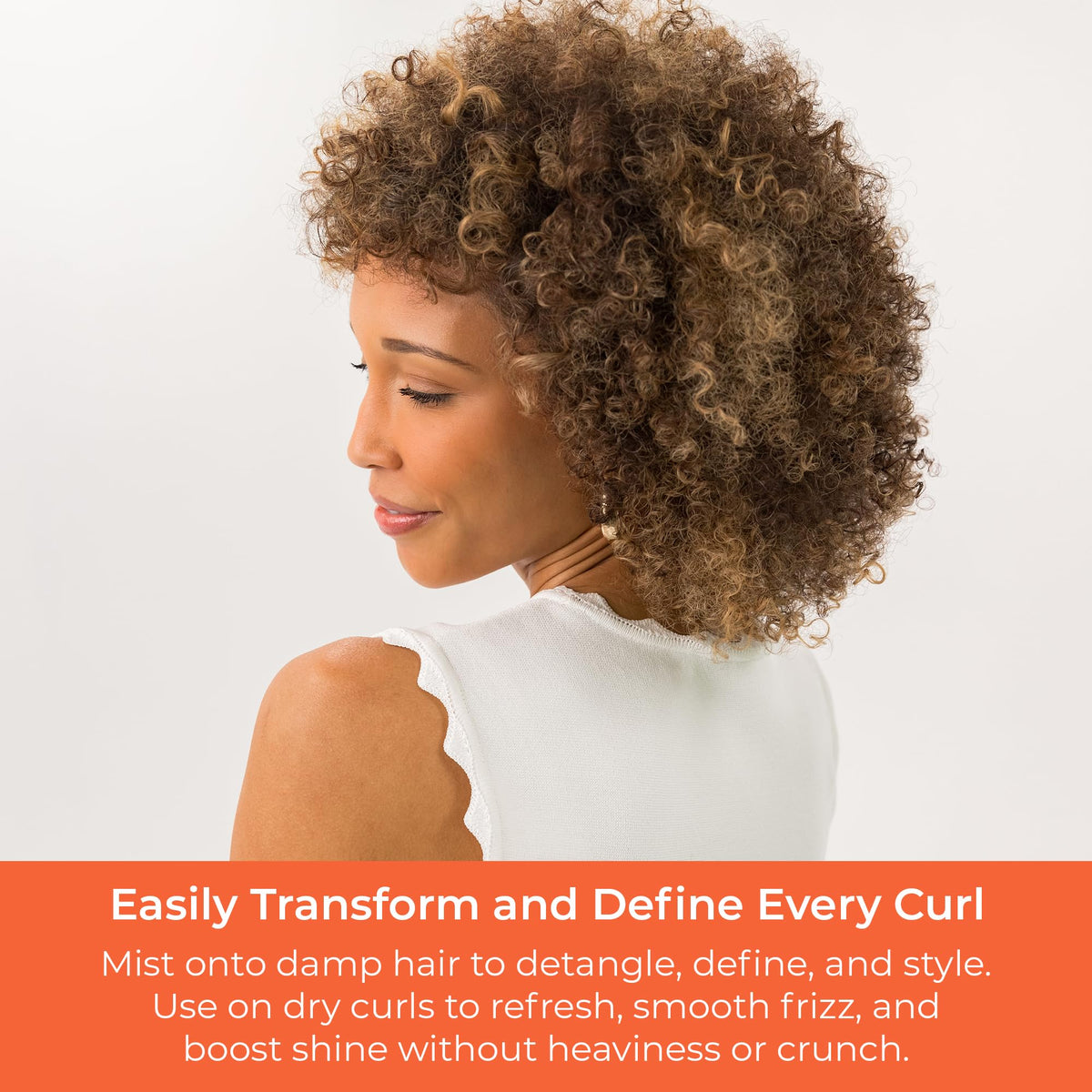 CIBU Curl + Coil definition and shine on natural curls