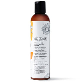 CIBU Gelee on bathroom shelf ready to tame frizz