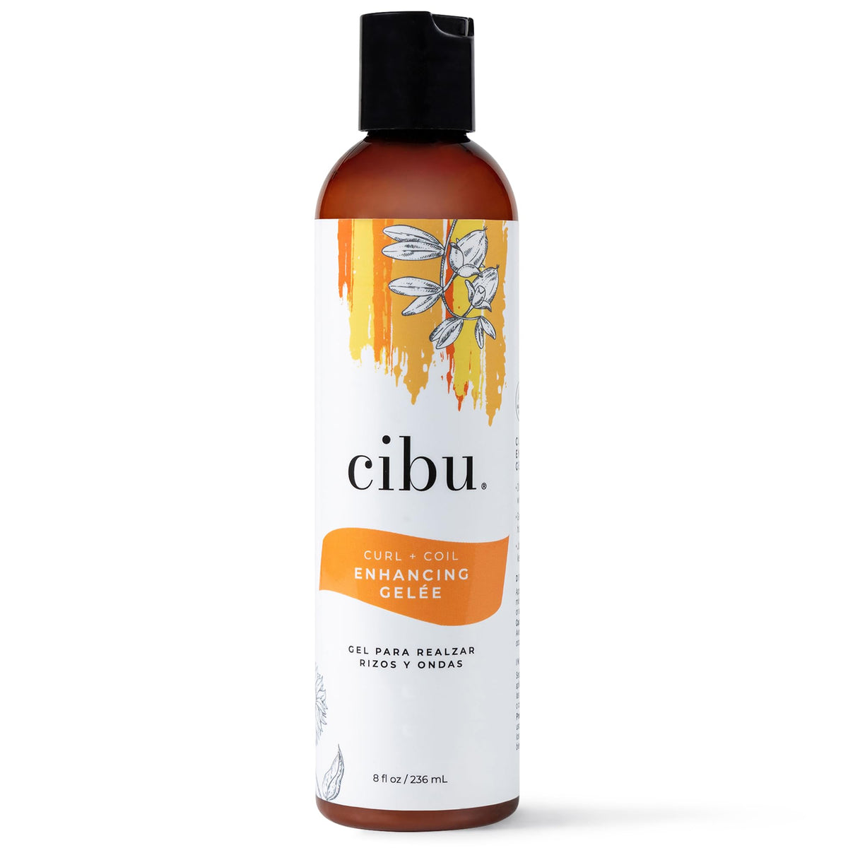 CIBU Gelee bottle on display for defined curls