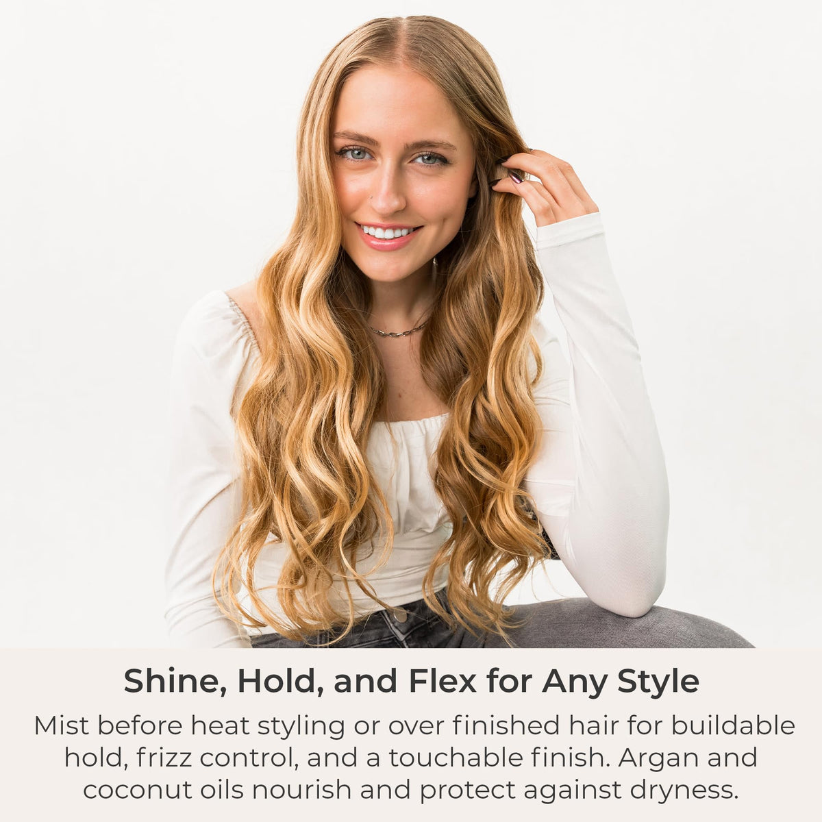 CIBU Finishing Spray enables easy mist for quick touch-ups.