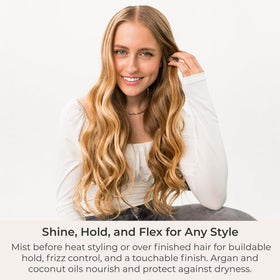 CIBU Finishing Spray enables easy mist for quick touch-ups.