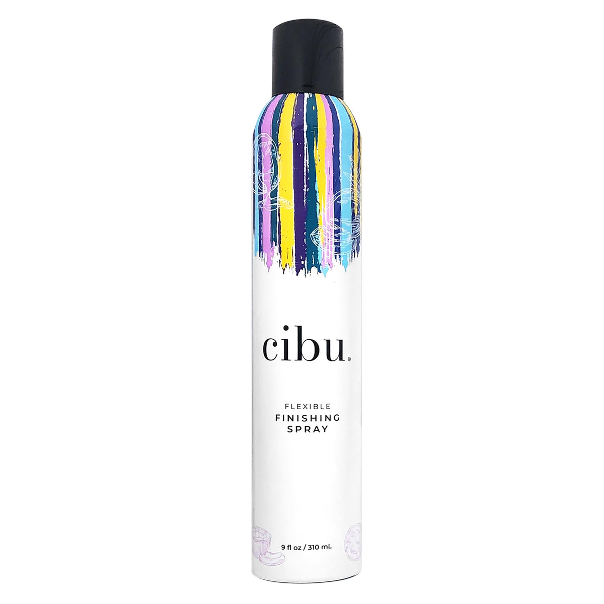 CIBU Flexible Finishing Spray demonstrates humidity-resistant shine for sleek styles.