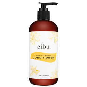 CIBU Repair + Protect conditioner bottle for daily use, delivering smoother, shinier hair