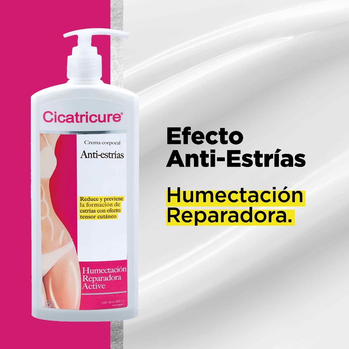 Cicatricure body cream applies hydration for visibly softer skin