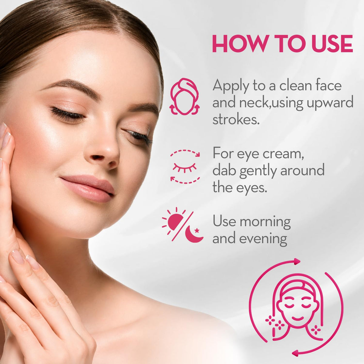 Cicatricure Deep Anti-Wrinkle Cream close-up showing smoother-looking skin.