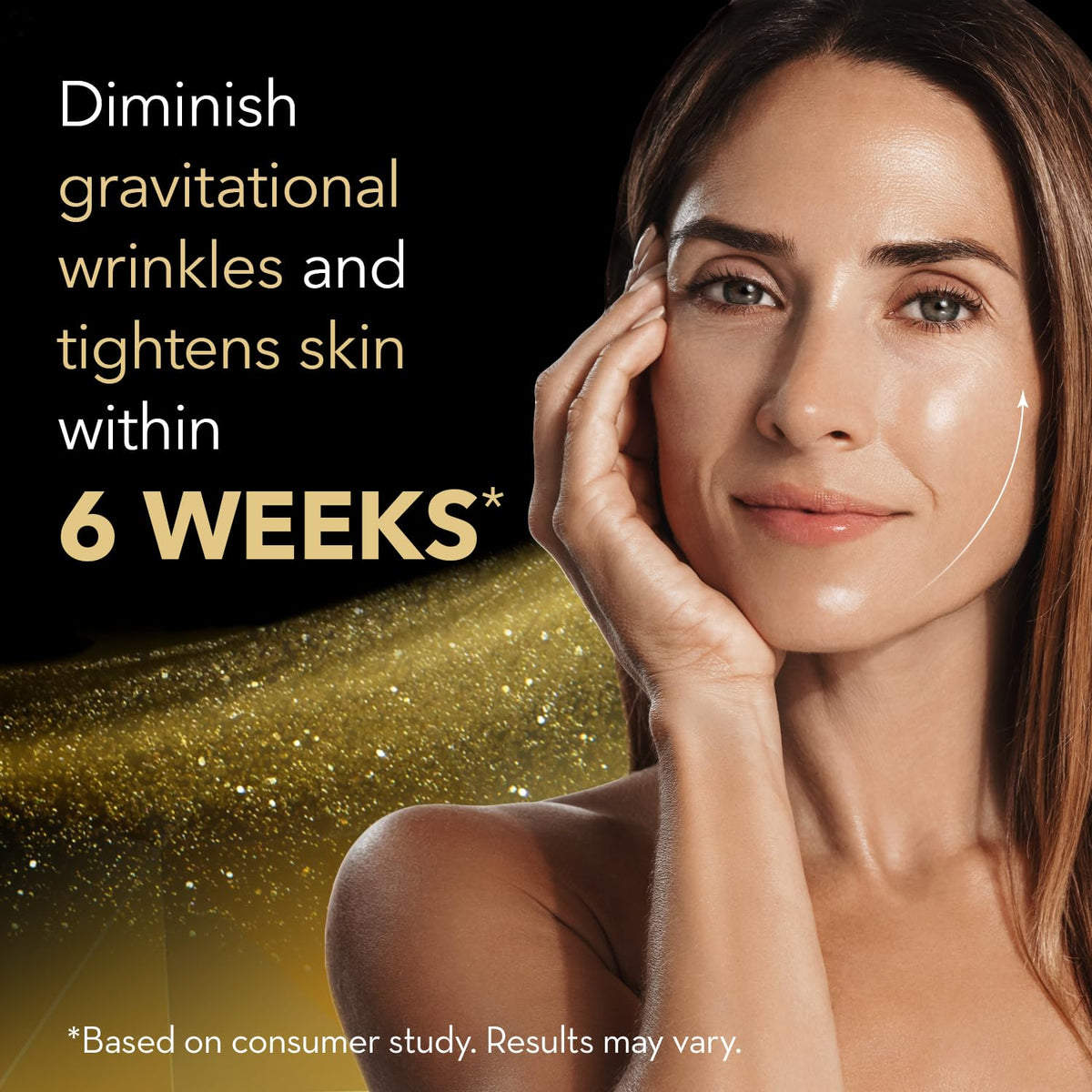 Cicatricure Gold Lift Night Cream with gold accents and premium ingredients