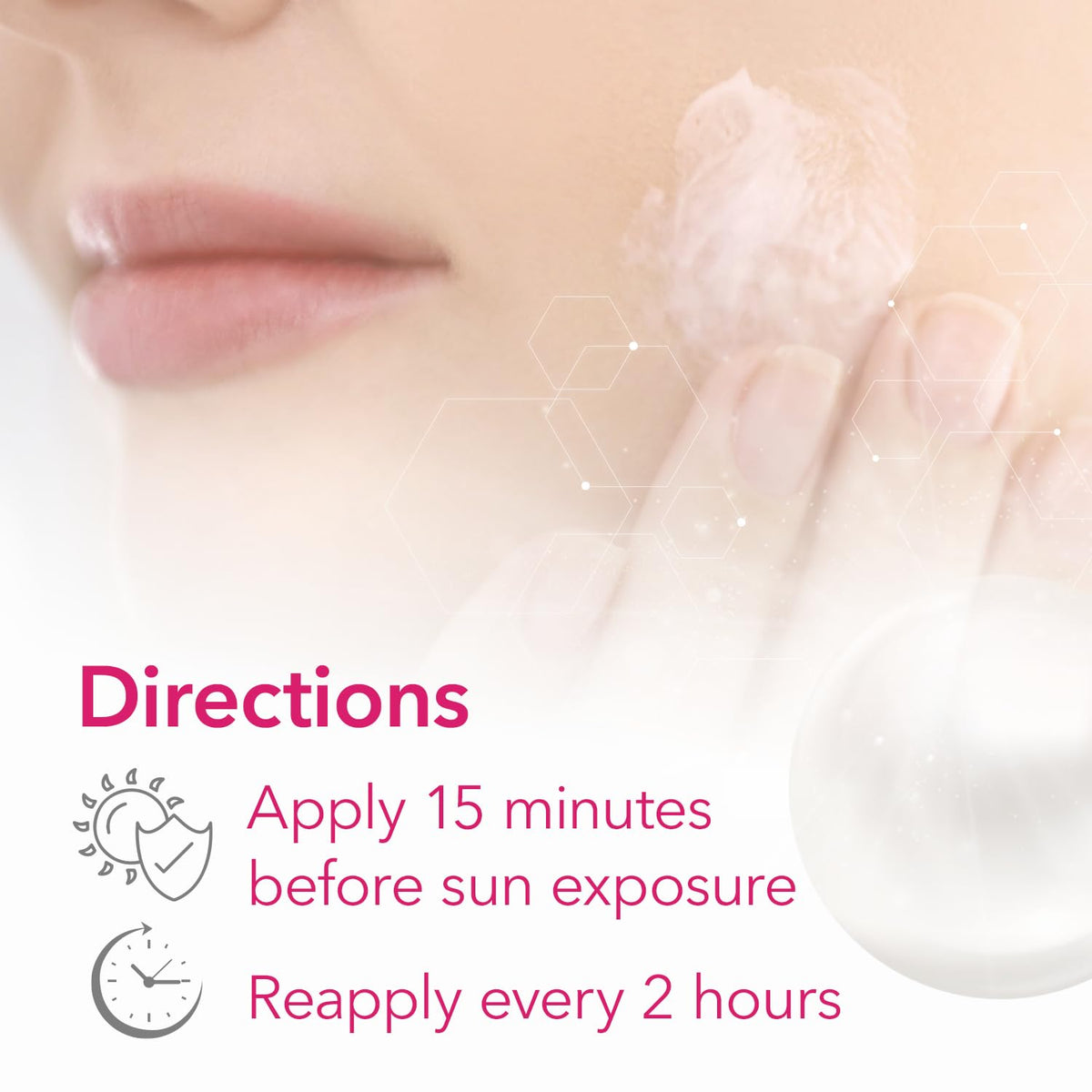 Cicatricure moisturizer spreading smoothly across the skin.