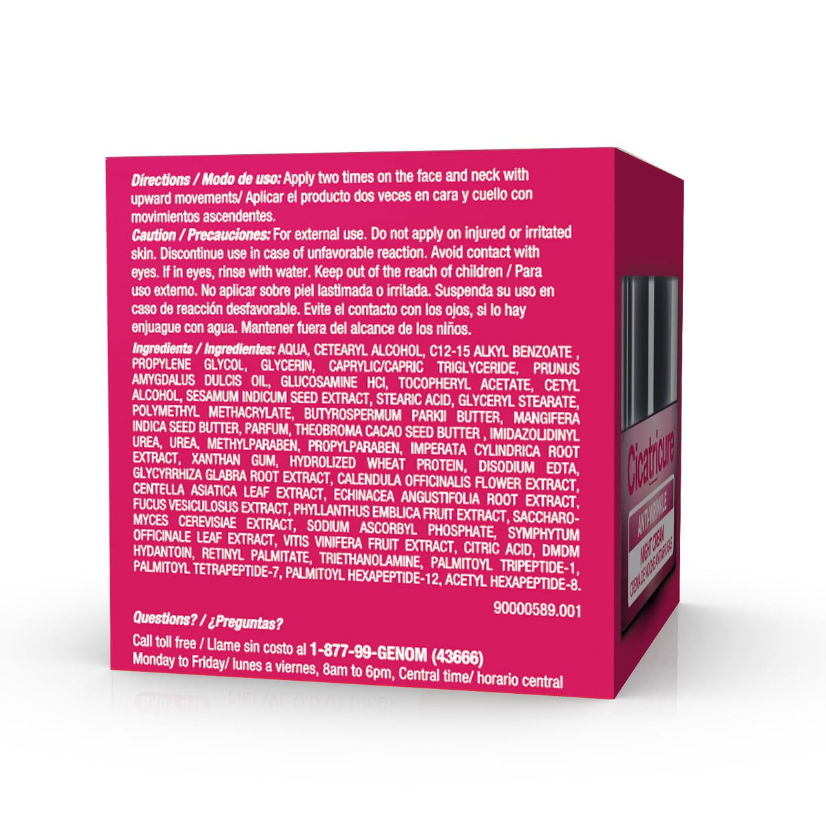 Sleek Cicatricure packaging on a bathroom counter