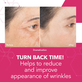 Cicatricure SPF30 anti-wrinkle cream bottle pour shot for easy daytime application.