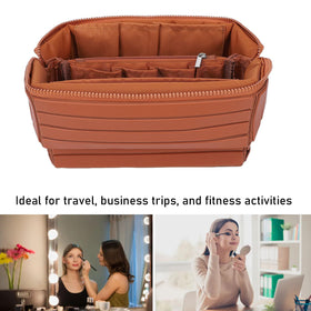 Ciciglow interior compartments keep makeup and skincare neatly separated.