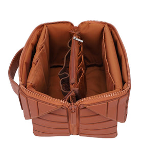 Ciciglow elegant brown makeup bag makes a thoughtful gift.