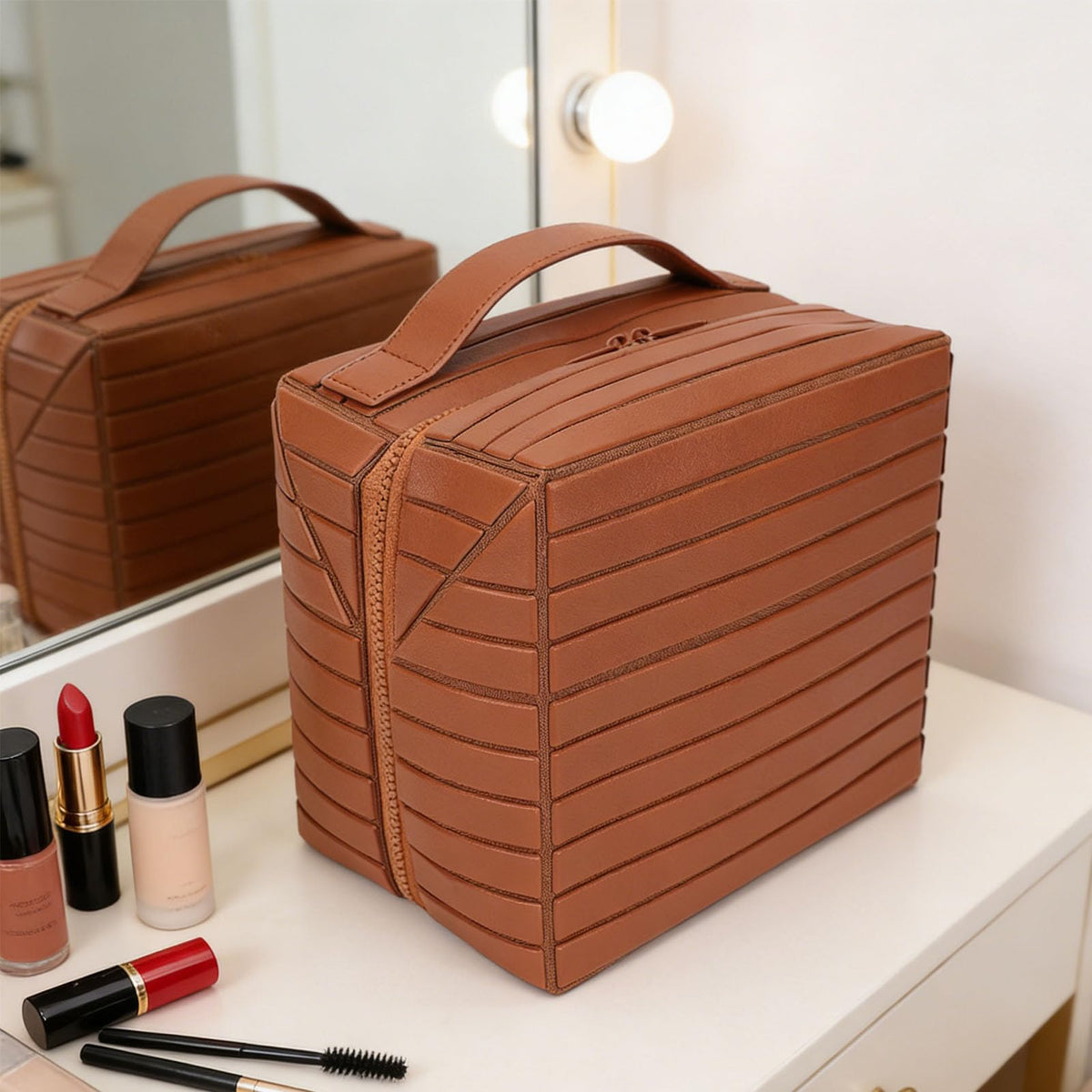 Ciciglow durable PU leather with waterproof canvas for daily gym and travel use.