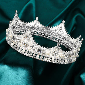 CIEHER embellished crown with gemstones catching light from every angle.