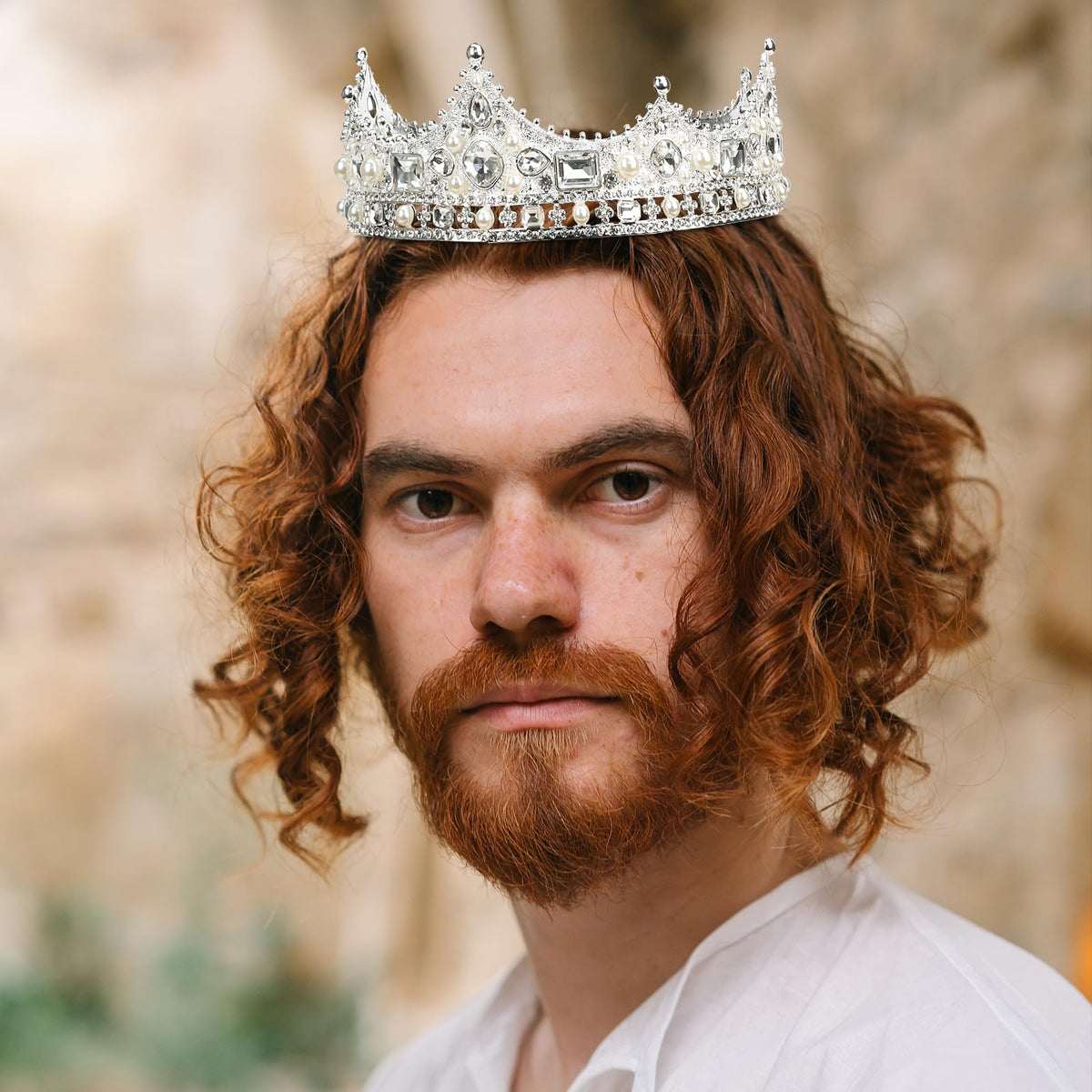 CIEHER crown ideal for weddings, birthdays, and cosplay with luxurious touch.