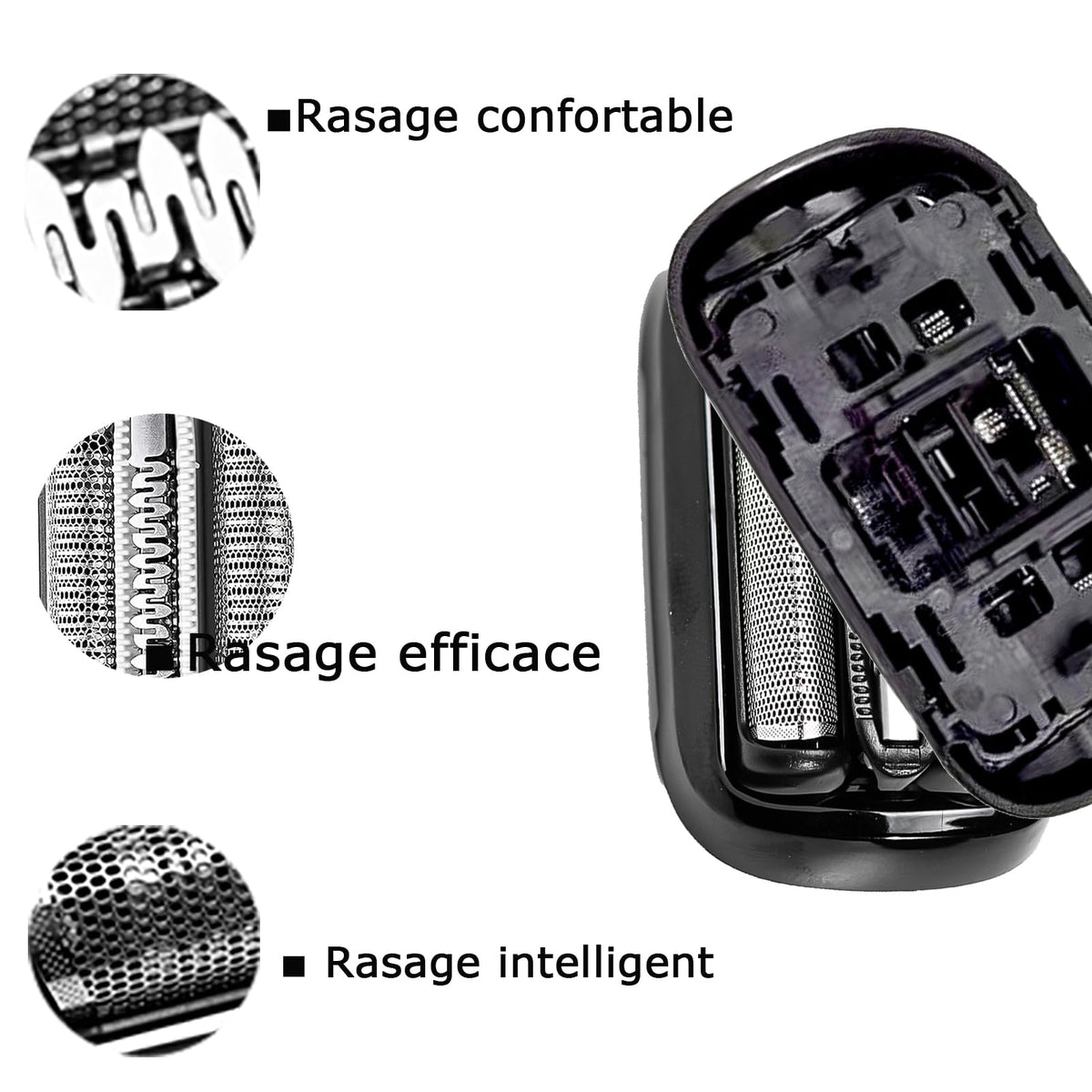 CIELONI Series 5/6 compatibility graphic highlights broad shaver support