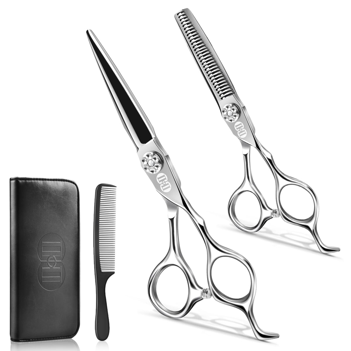 CIICII professional hair cutting scissors with ergonomic grip for precise cuts.