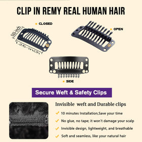 CindiRiver clip-in security clips ensure secure placement all day