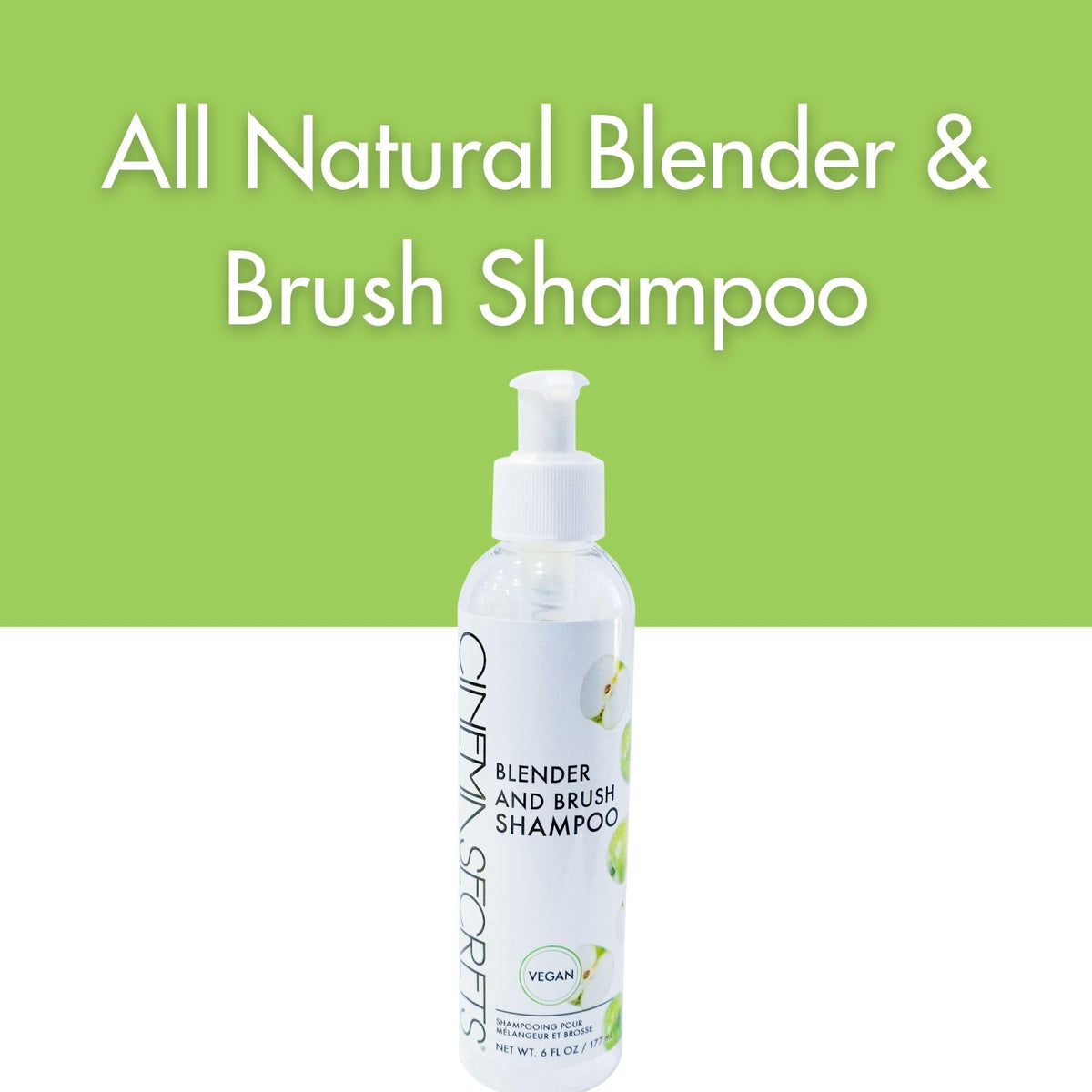 Cinema Secrets brush cleaner sponge kit highlights dual-use tool for efficient cleaning.