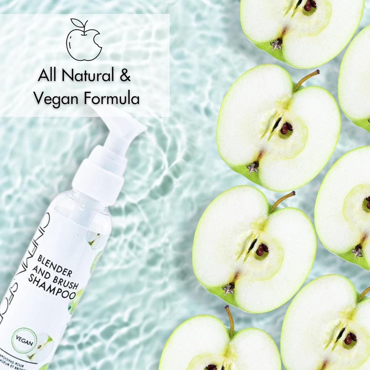 Cinema Secrets lather massage shot emphasizes rich foam for gentle brush revitalization.
