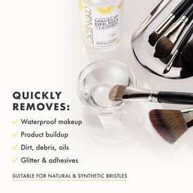 Cinema Secrets air-dry time emphasizes zero residue after cleansing.