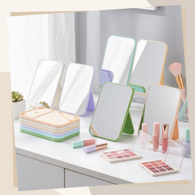 Cinnvoice bulk 24-pack makeup mirrors ideal for shared spaces