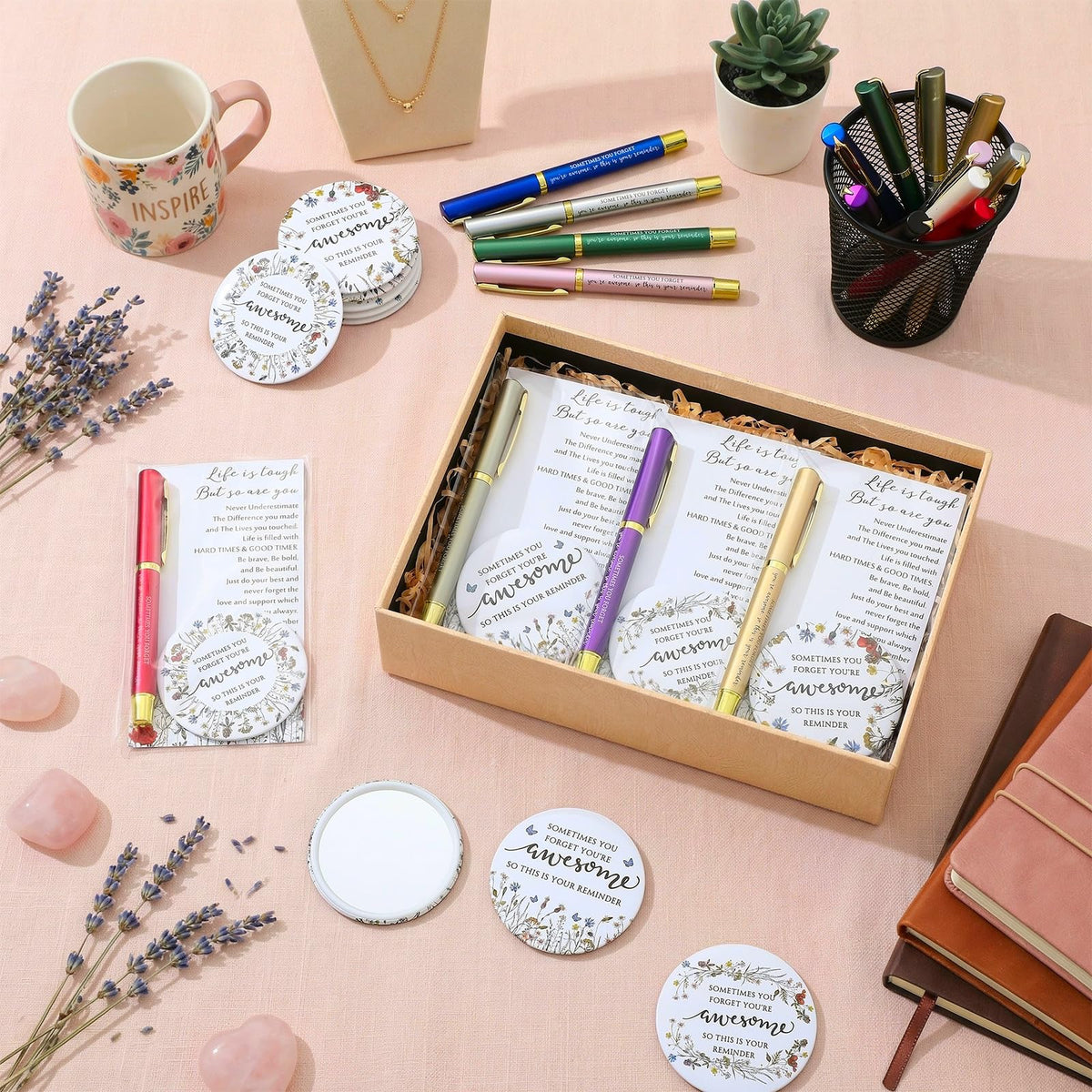 Cinnvoice gift set packaging displays the complete Wildflower set for thoughtful gifting.
