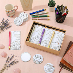 Cinnvoice gift set packaging displays the complete Wildflower set for thoughtful gifting.