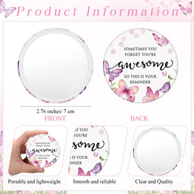 Cinnvoice inspirational words card paired with the mirror for uplifting notes.