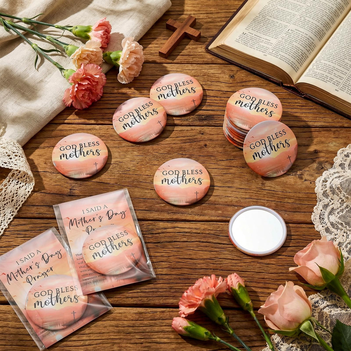 Cinnvoice mothers day prayer card included to remind loved ones of encouragement