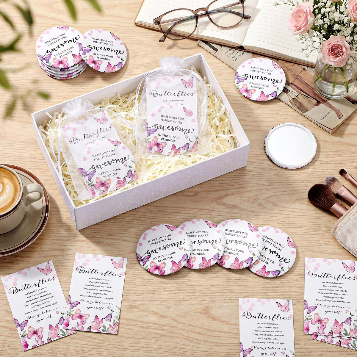 Cinnvoice organza bags provide delicate storage and gifting presentation.