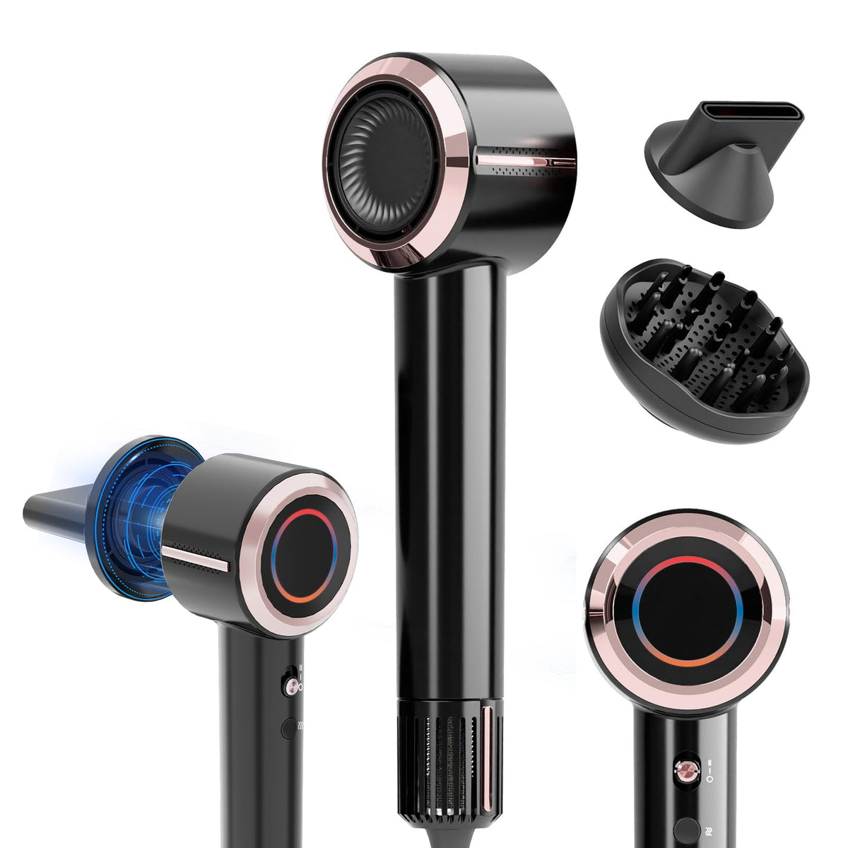 CINOSTAR hair dryer diffuser for smoothing curls and frizz control