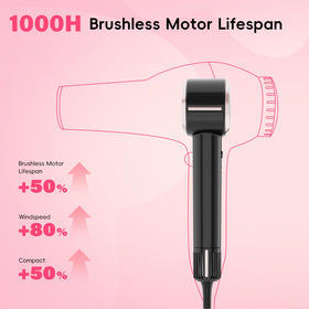CINOSTAR ionic technology reduces frizz and static for smoother hair