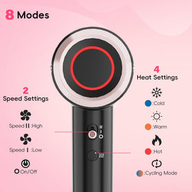 CINOSTAR low-noise design keeps conversations comfortable during styling