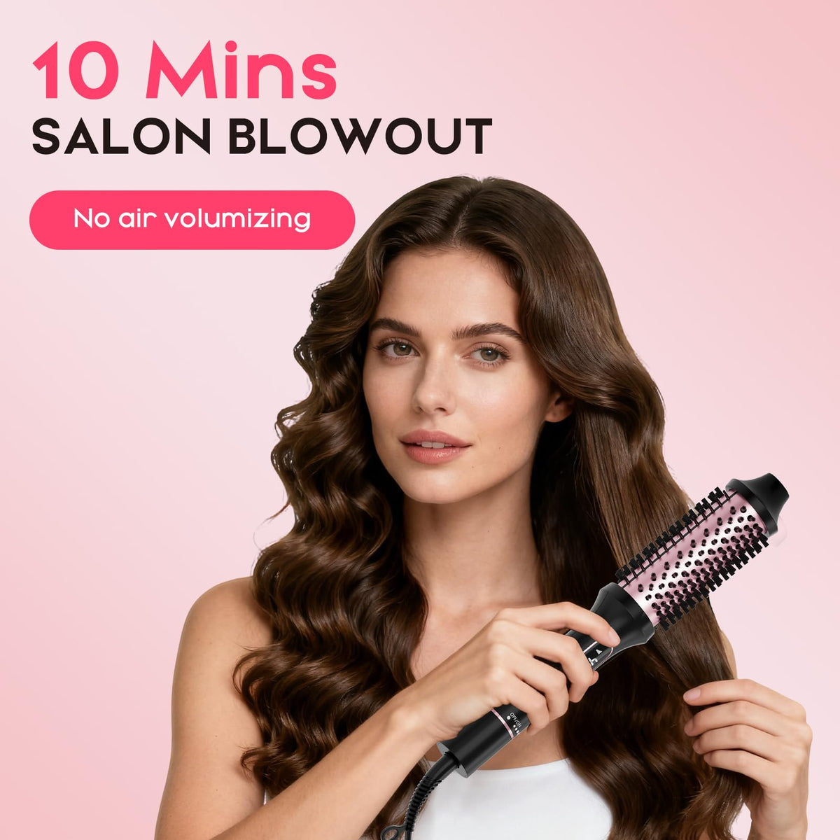 CINOSTAR brush with 360° swivel cord for tangle-free styling