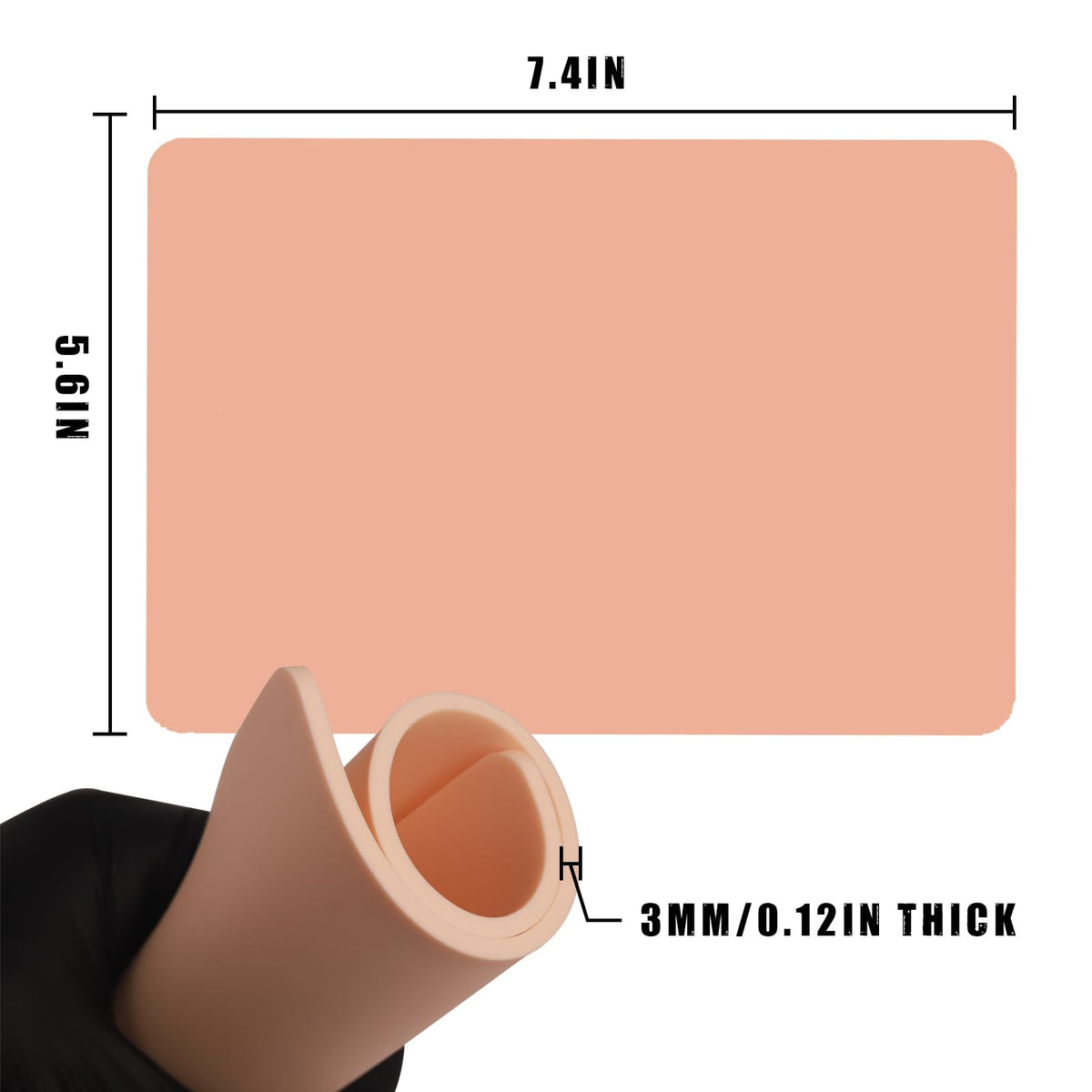 CINRA tattoo skin practice sheets, 20 pieces, individually wrapped for hygienic use