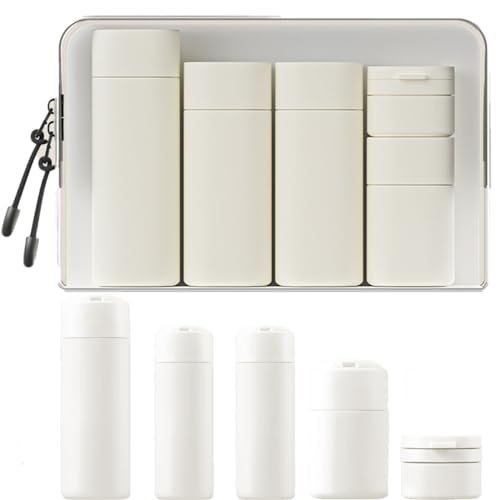 Cirea travel bottles set with leak-proof cap for secure carry-on packing