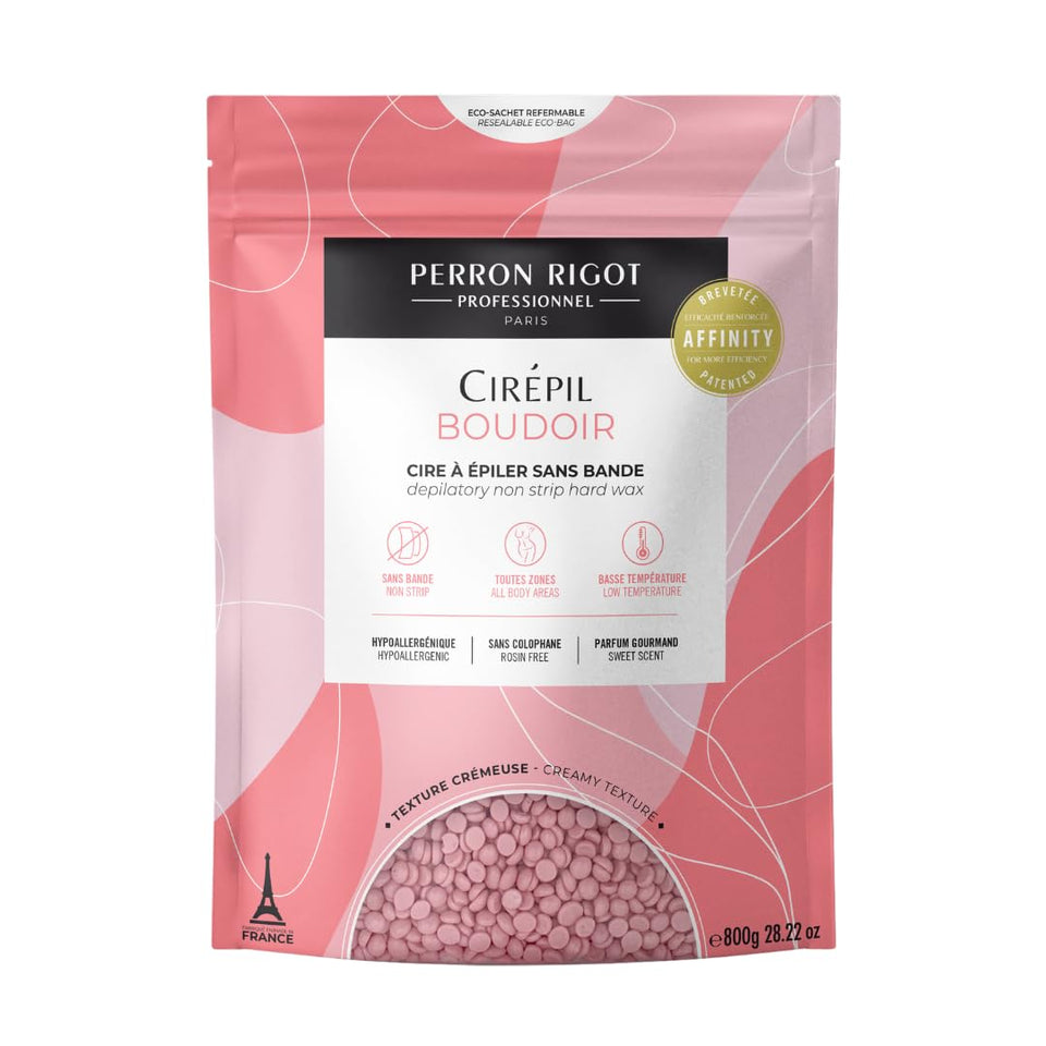 Cirepil Boudoir hard wax beads 800g for sensitive skin and safe, low-temperature waxing.