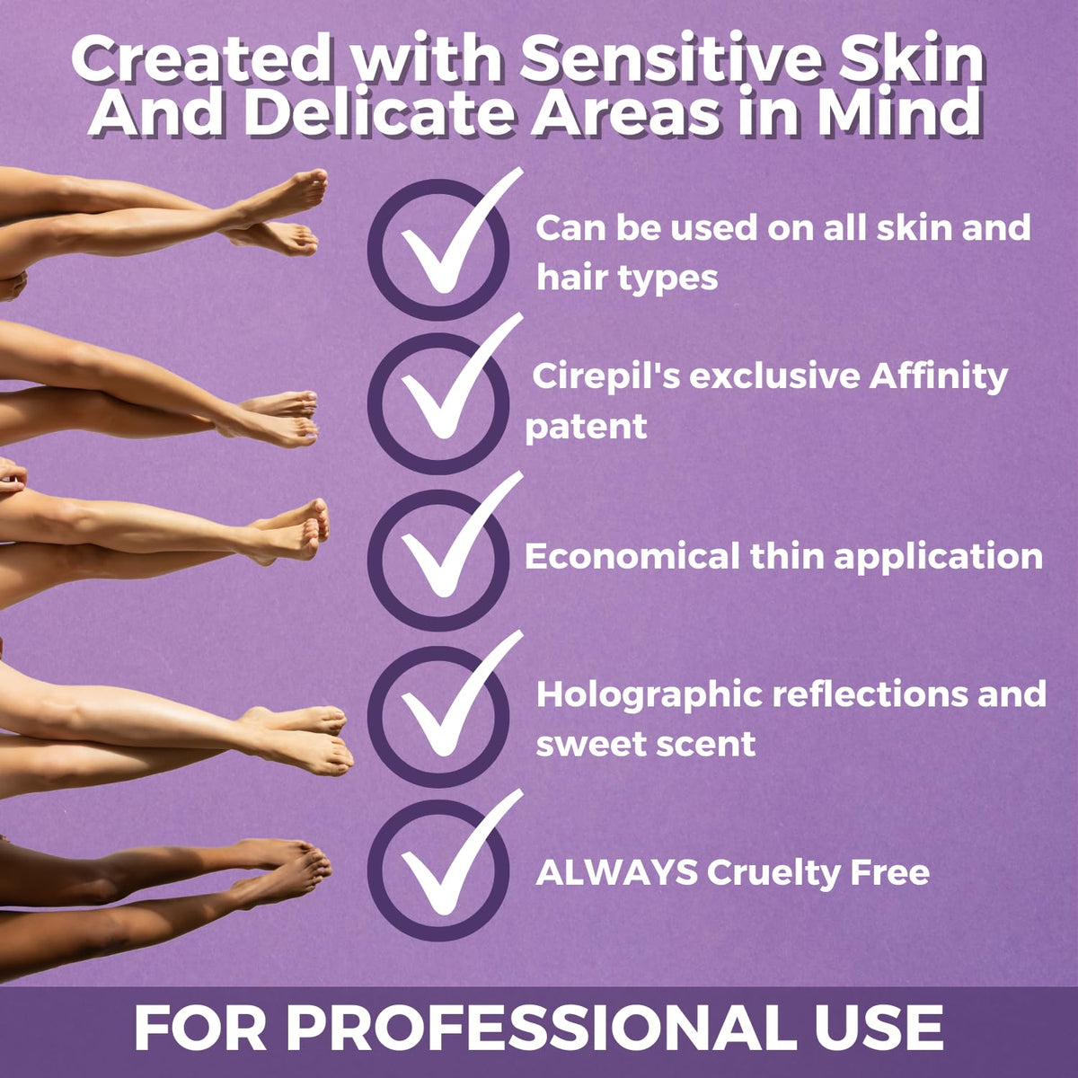 Cirepil Diamond spa-like experience with premium fragrance and shimmer.