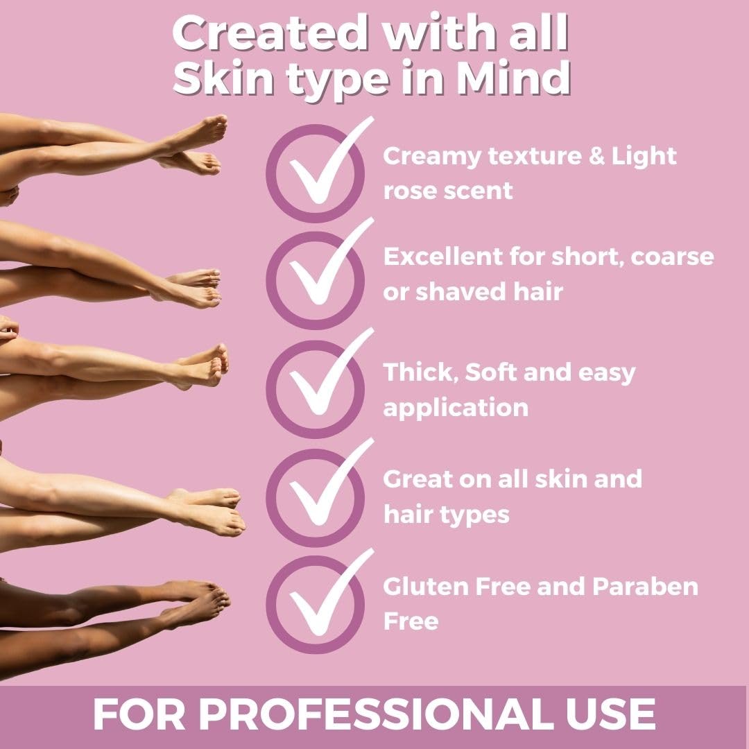 Cirepil Escential Rose low-temperature wax with flexible grip