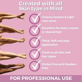 Cirepil Escential Rose low-temperature wax with flexible grip