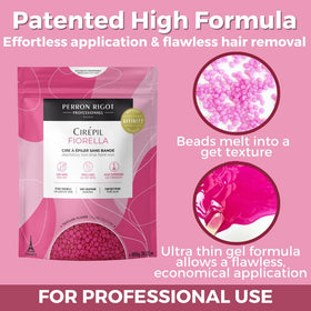 Fiorella facial and body waxing with pliable consistency for versatile use.