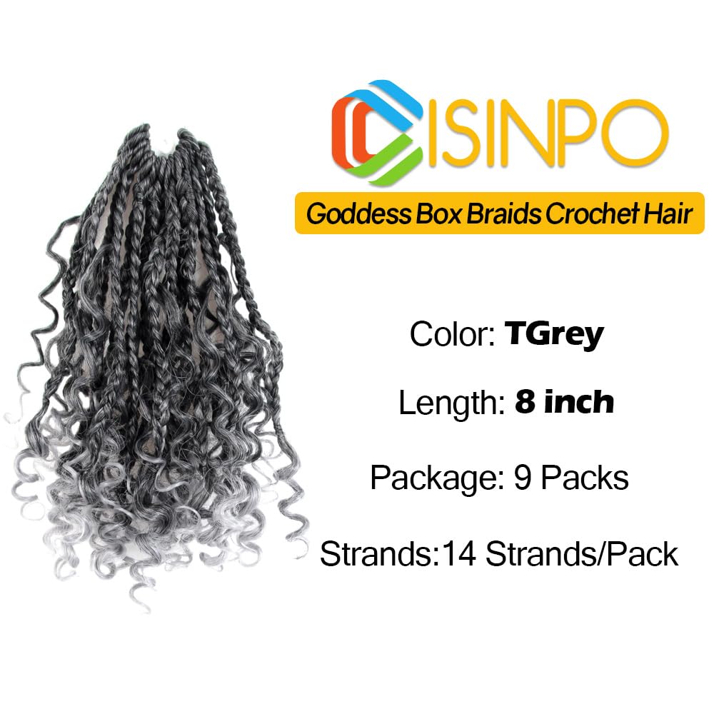 CISINPO boho crochet hair curly ends add texture and natural movement.