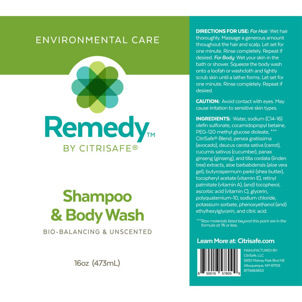 CitriSafe Remedy ingredients closeup emphasizes shea butter, aloe, and vitamins for nourishing care