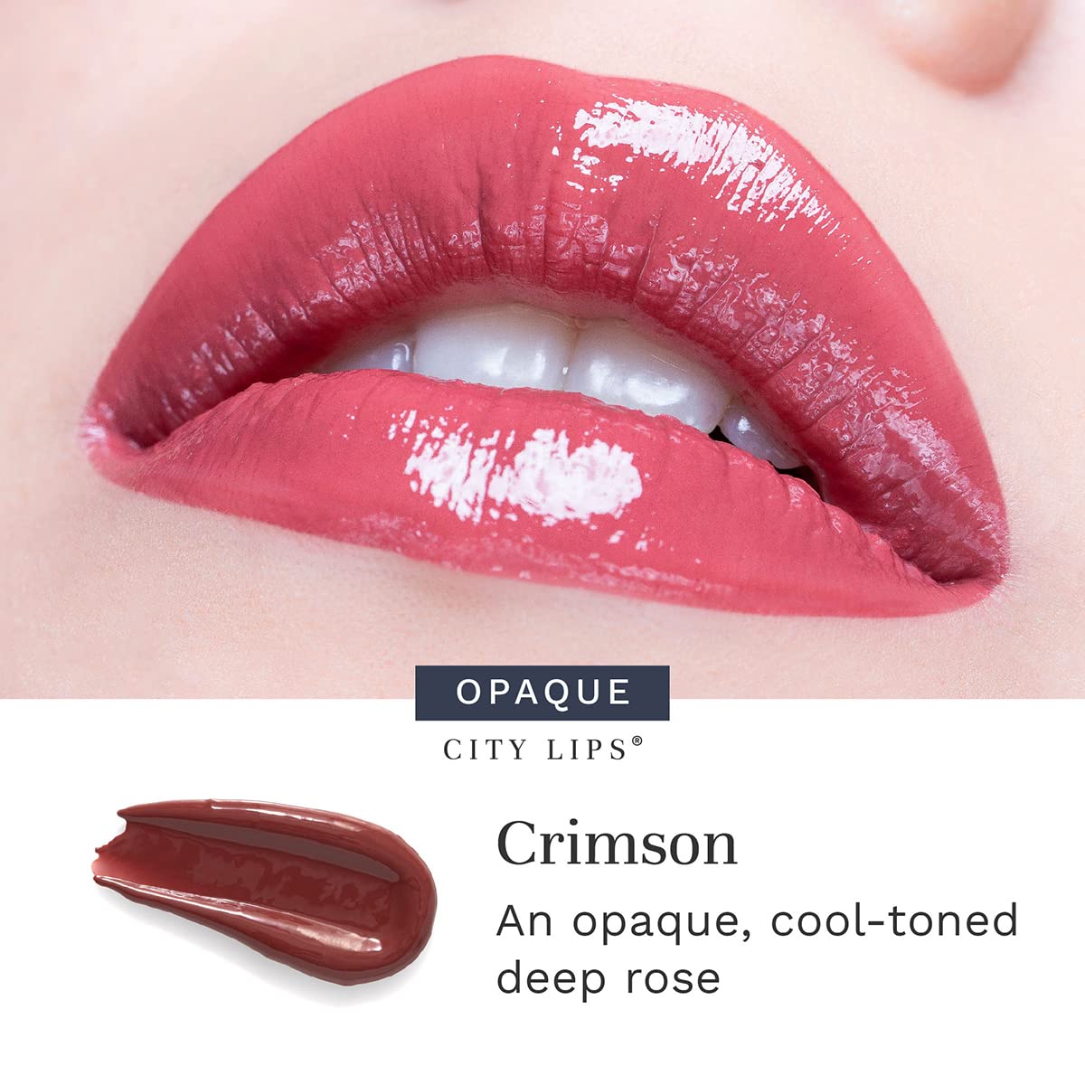 City Beauty City Lips Crimson gloss with glamorous high-shine