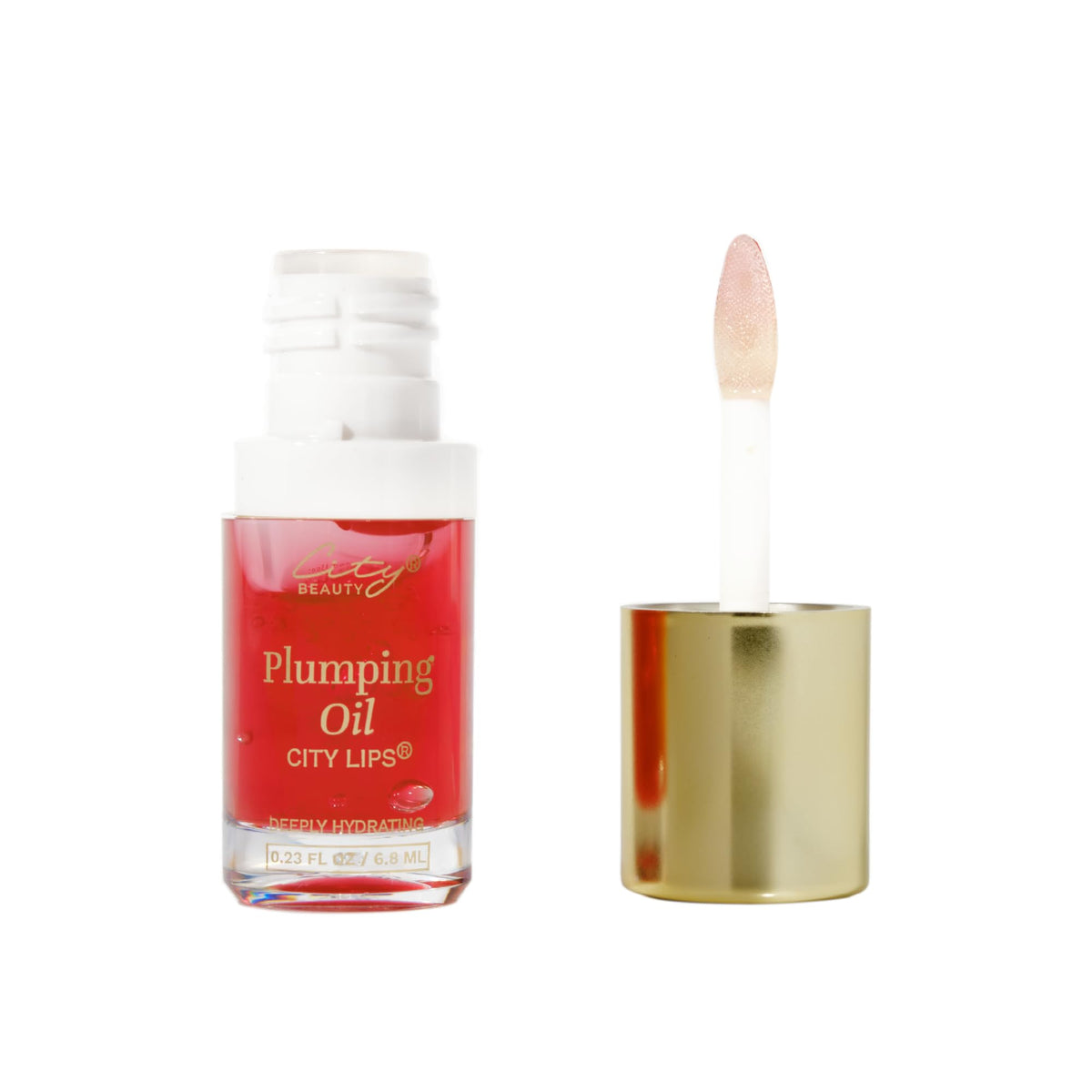 Elegant packaging highlighting premium lip care from City Beauty.