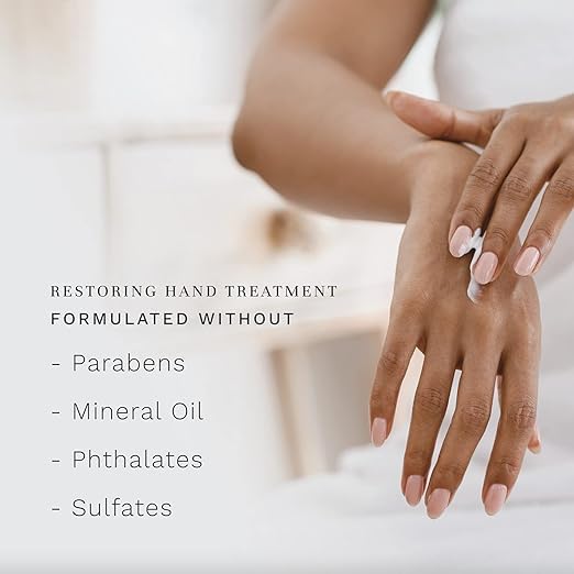 Near-wrinkle area with City Beauty Restoring Hand Treatment smoothing effect