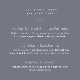 City Beauty UpLift Serum with droplets illustrating deep hydration and plumpness